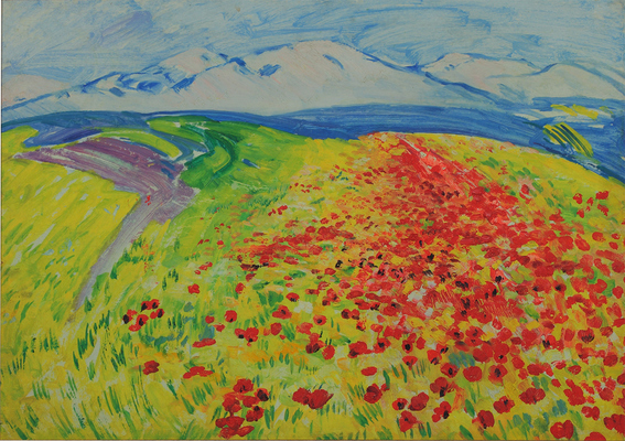 Бахлулзаде Саттар Бахлул оглы. Весна в Апшероне